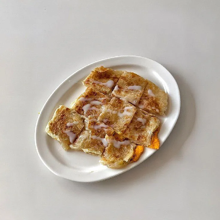 Banana Egg Paratha Pocket