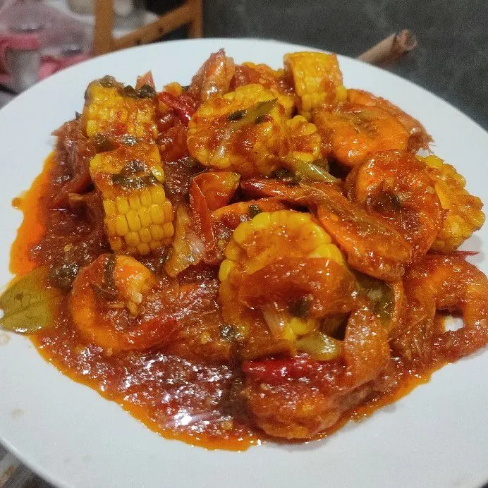 Udang Saus Padang Simple Enak