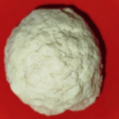 Diamkan adonan selama 5 menit.