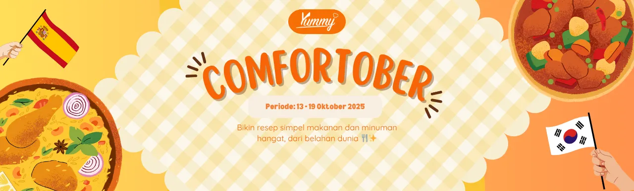 Kurasi Cepet Comfortober! Yuk, Submit Resep makanan dan  minuman hangat dari belahan dunia!