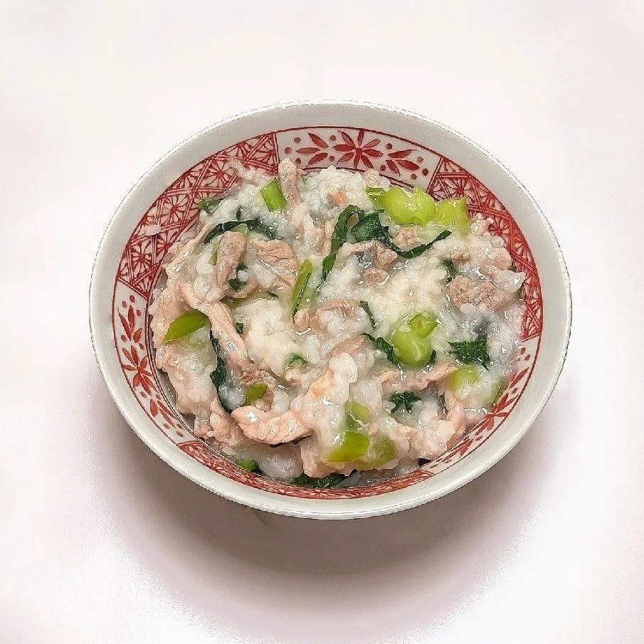 Pork Bok Choy Congee