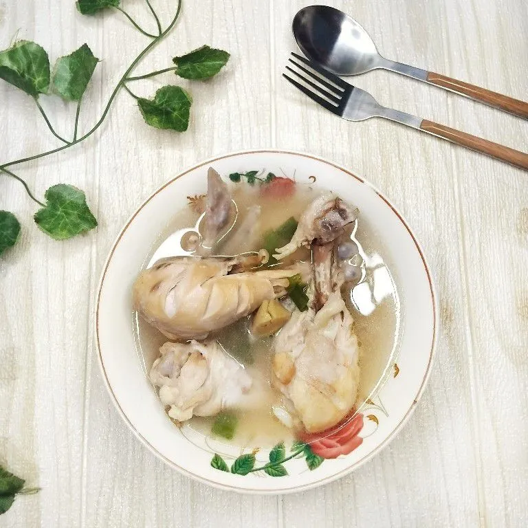 Baeksuk (Sup ayam Korea) #ResepComfortober