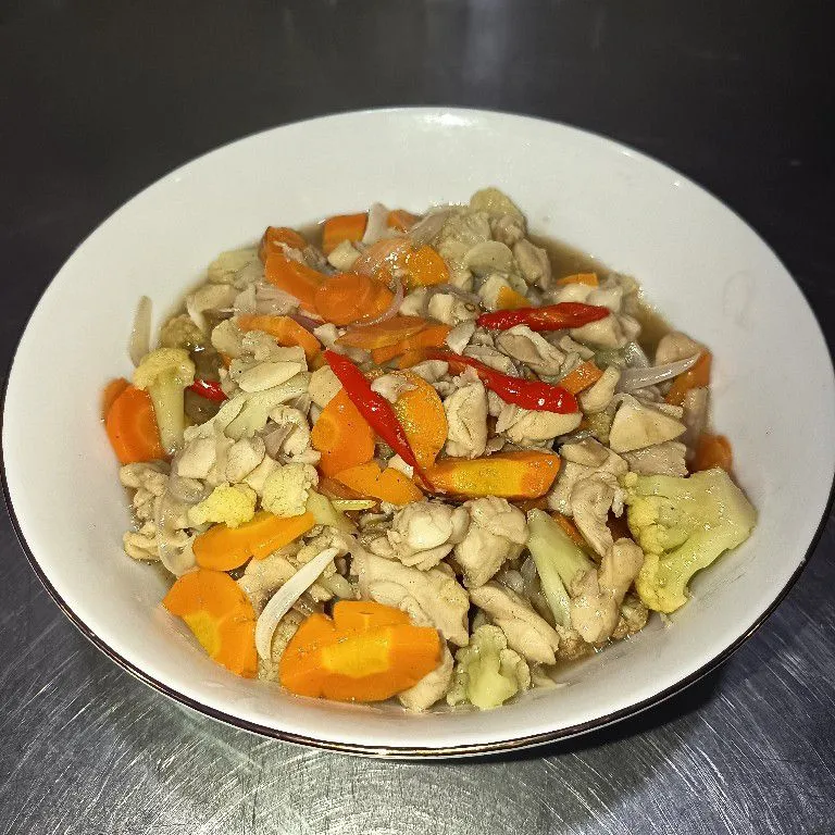 Ca Ayam Kembang Kol Wortel