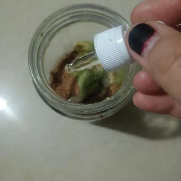 Tambahkan stevia sesuai selera.