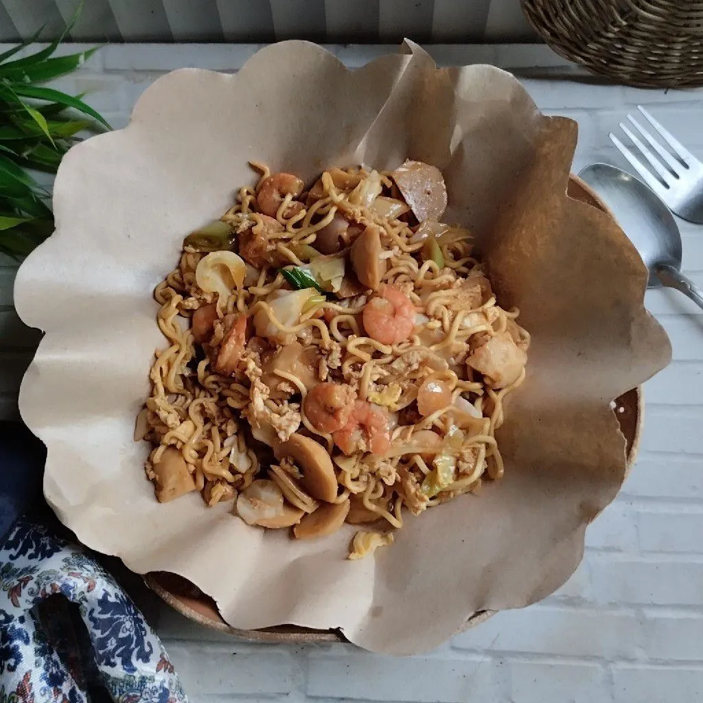 Mie Goreng Udang Bakso