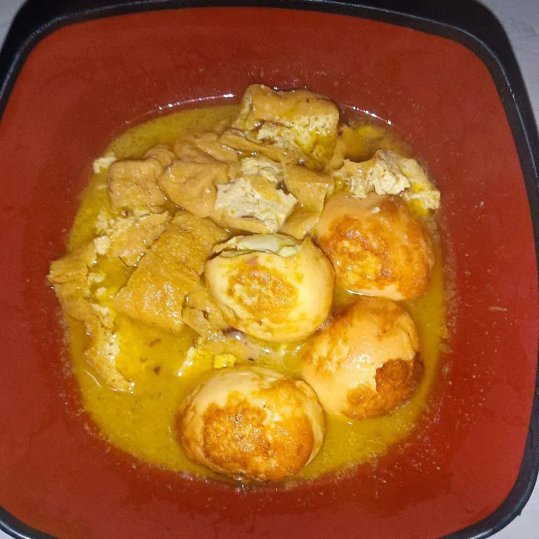 Santan Telur dan Tahu