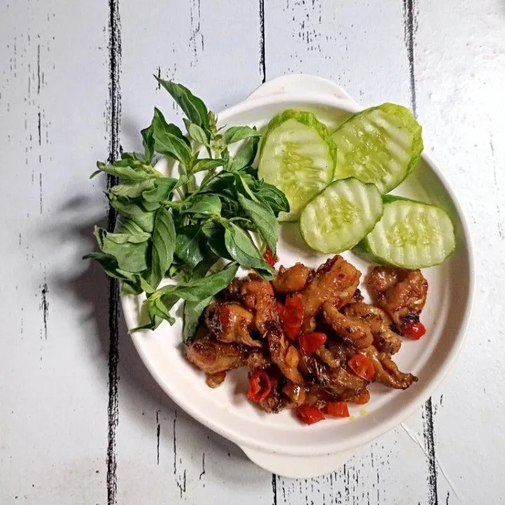 Kulit Ayam Cabe Garam