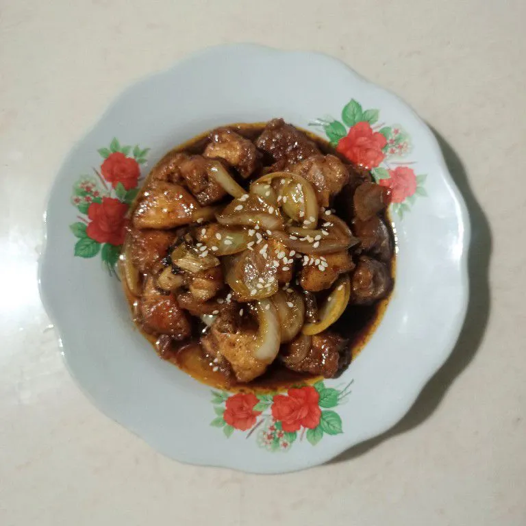 Ayam Goreng Saus Mentega Simple