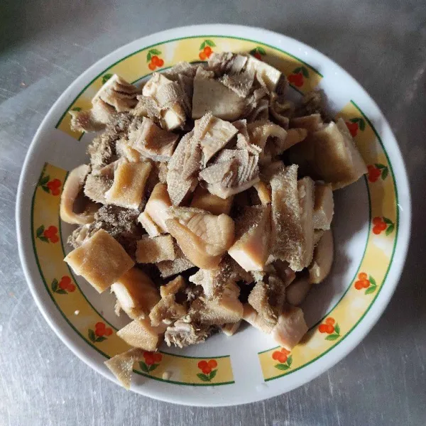 Rebus babat sapi hingga empuk