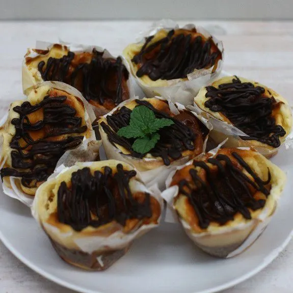 Burnt Cheese Cake Coklat Mini Cup