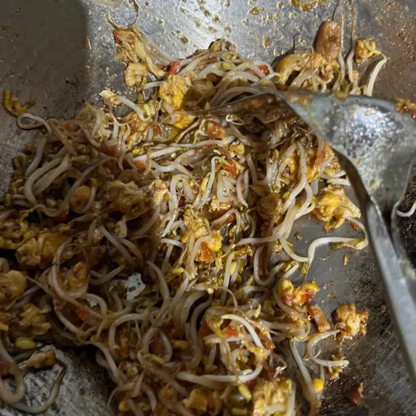 Setelah tauge empuk, siap di sajikan