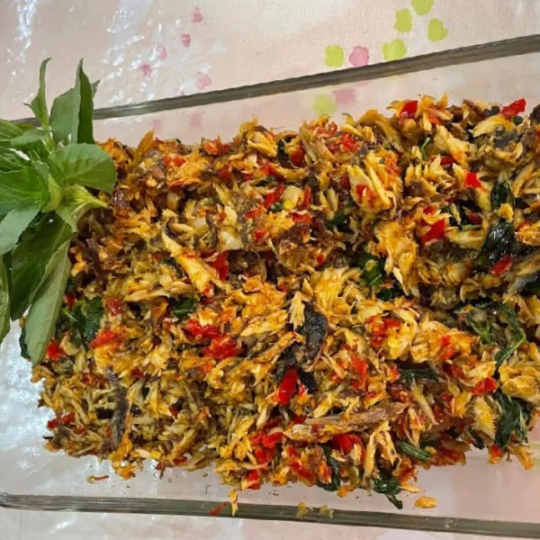 Cakalang suwir siap di sajikan