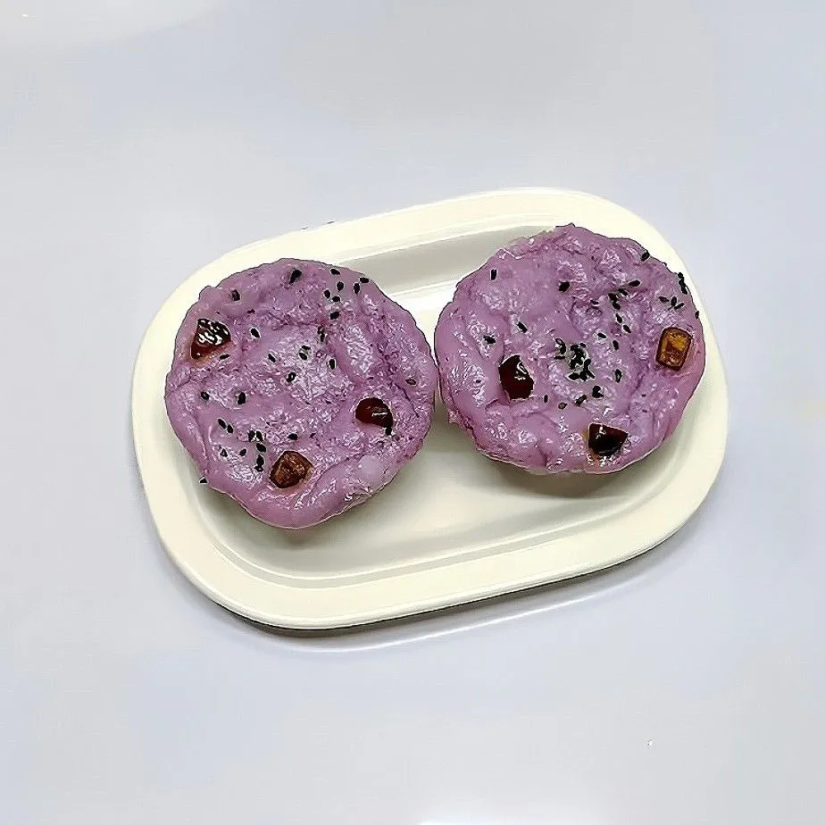 Purple Steamed Sponge Cake