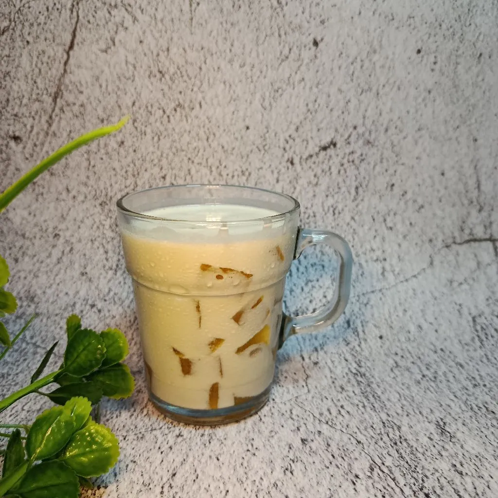 Pudding Mangga Kuah Keju