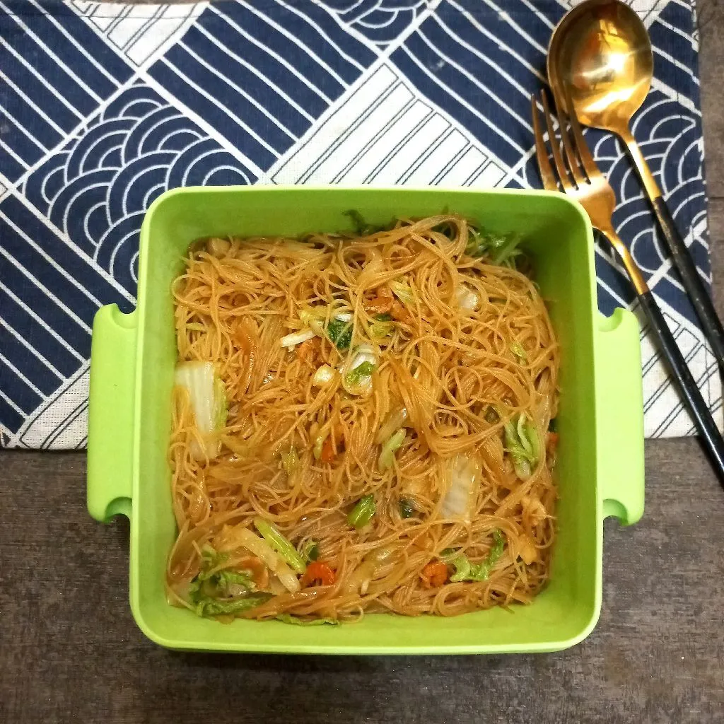 Bihun Goreng Sawi Putih