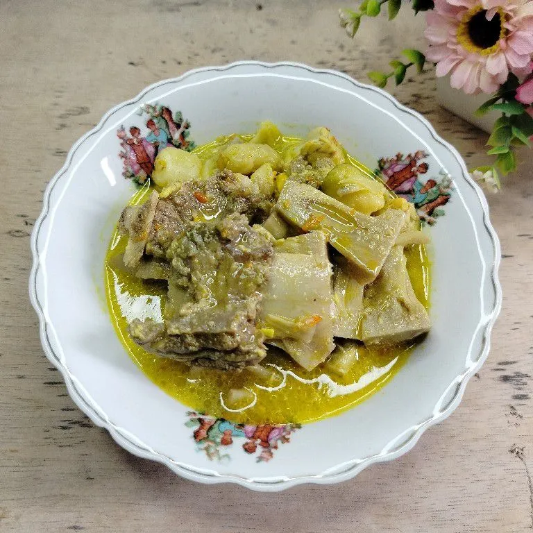 Lodeh Tewel Kentang Balungan