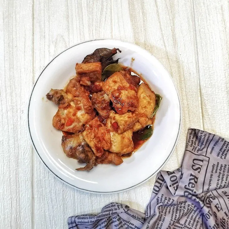 Ayam Dan Tahu Kecap Pedas #NovemBERNOSTALGIA