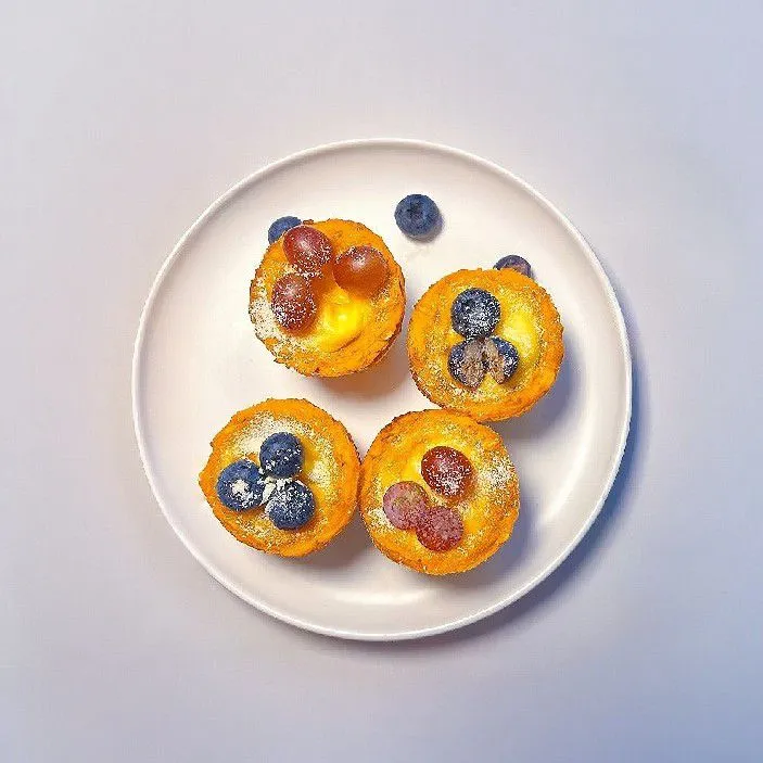 Potato Oat Custard Tart