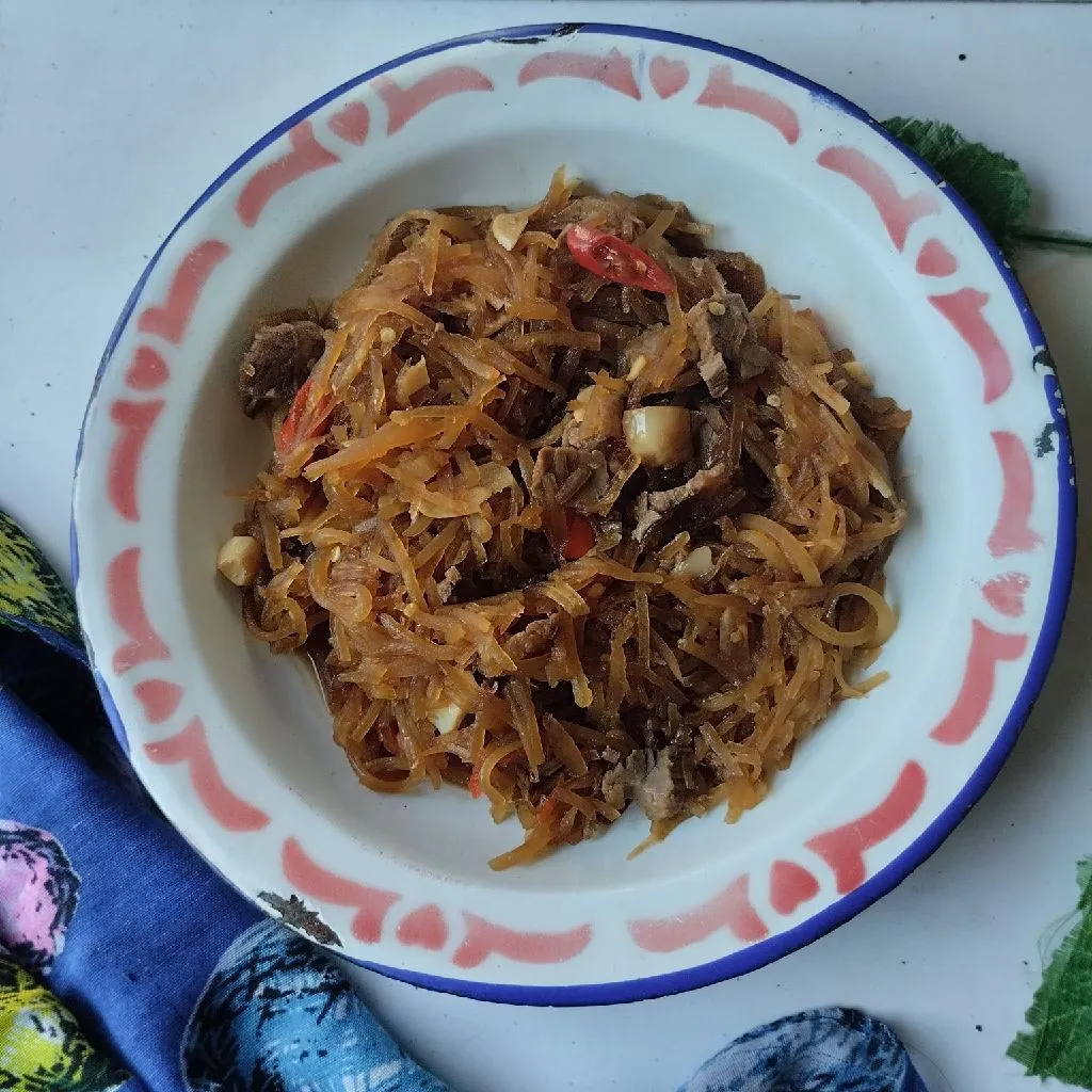 Oseng Daging Pepaya Muda #NovemBERNOSTALGIA