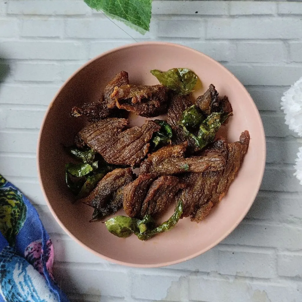 Daging Goreng Daun Kari #NovemBERNOSTALGIA