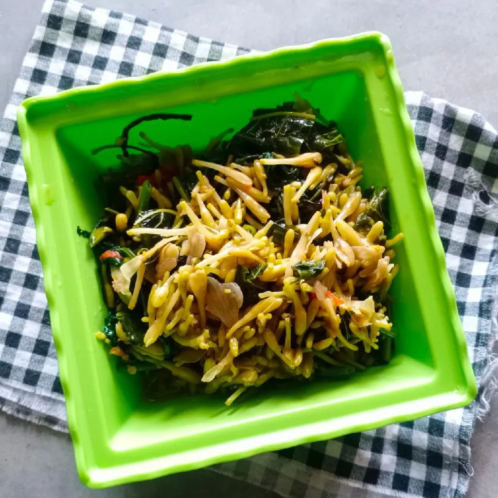 Oseng Bunga Pepaya Kangkung #NovemBERNOSTALGIA