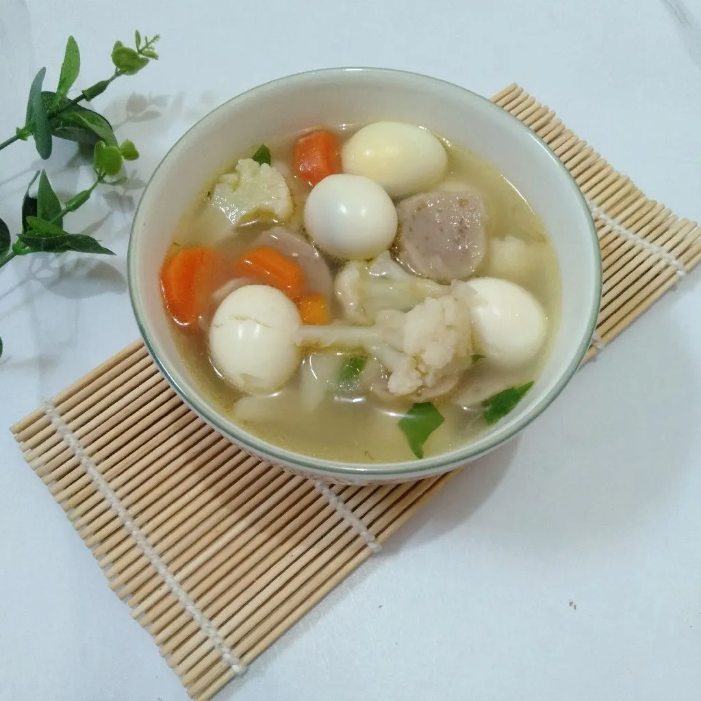 Sop Telur Puyuh #NovemBERNOSTALGIA