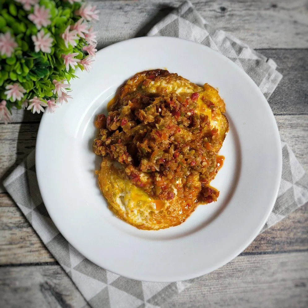 Telur Ceplok Sambal Pedas #NovemBERNOSTALGIA