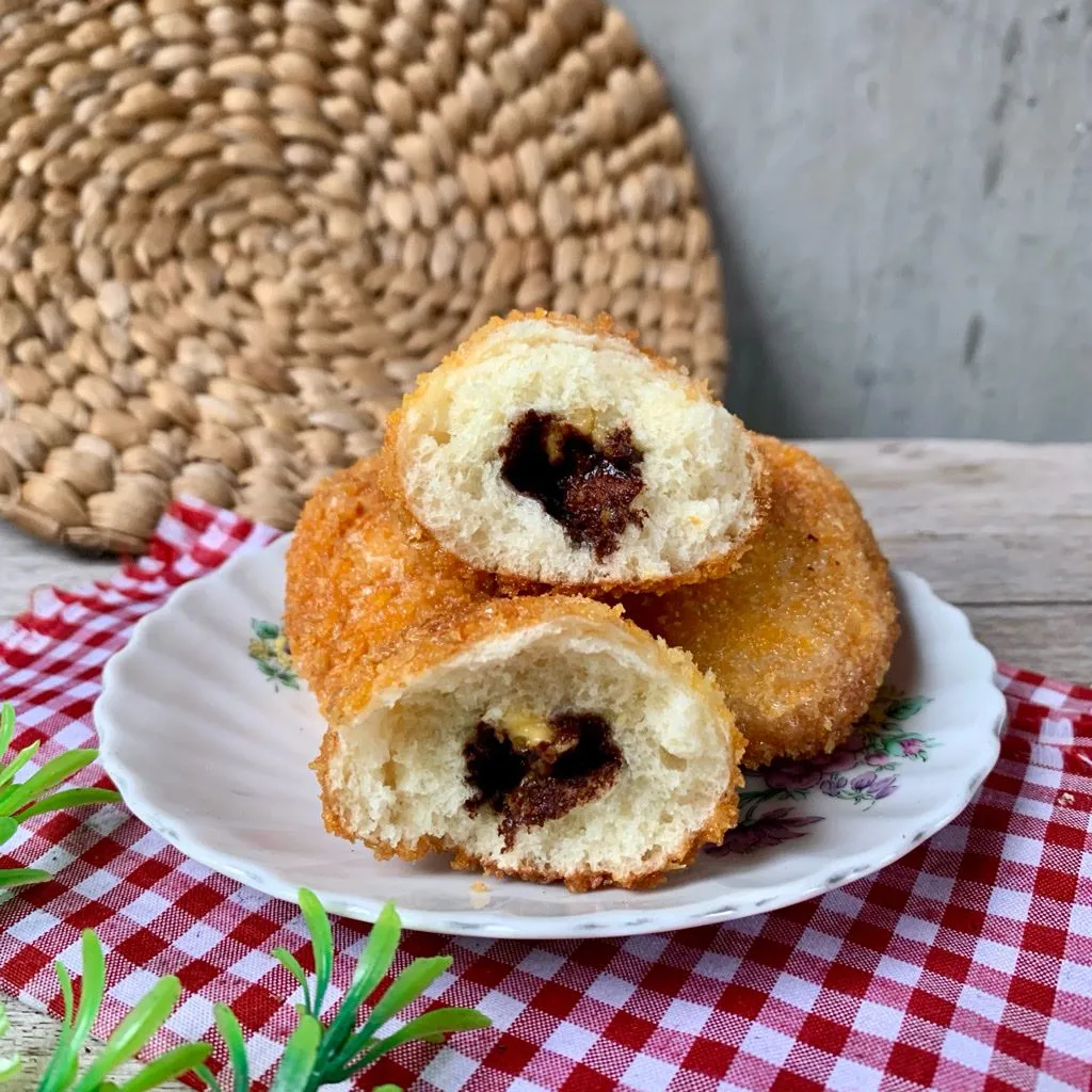 Roti Goreng Krispi Cokelat Keju #NovemBERNOSTALGIA