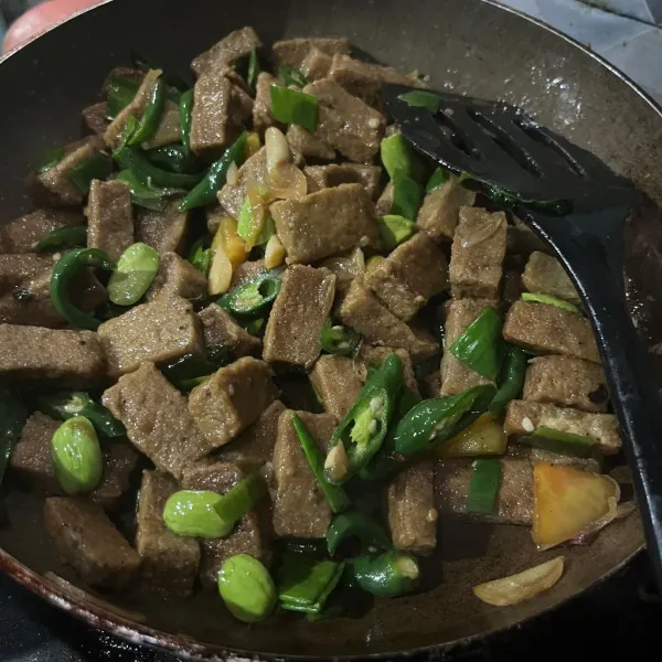 Masak sampai Tanak dan matang, cek rasa