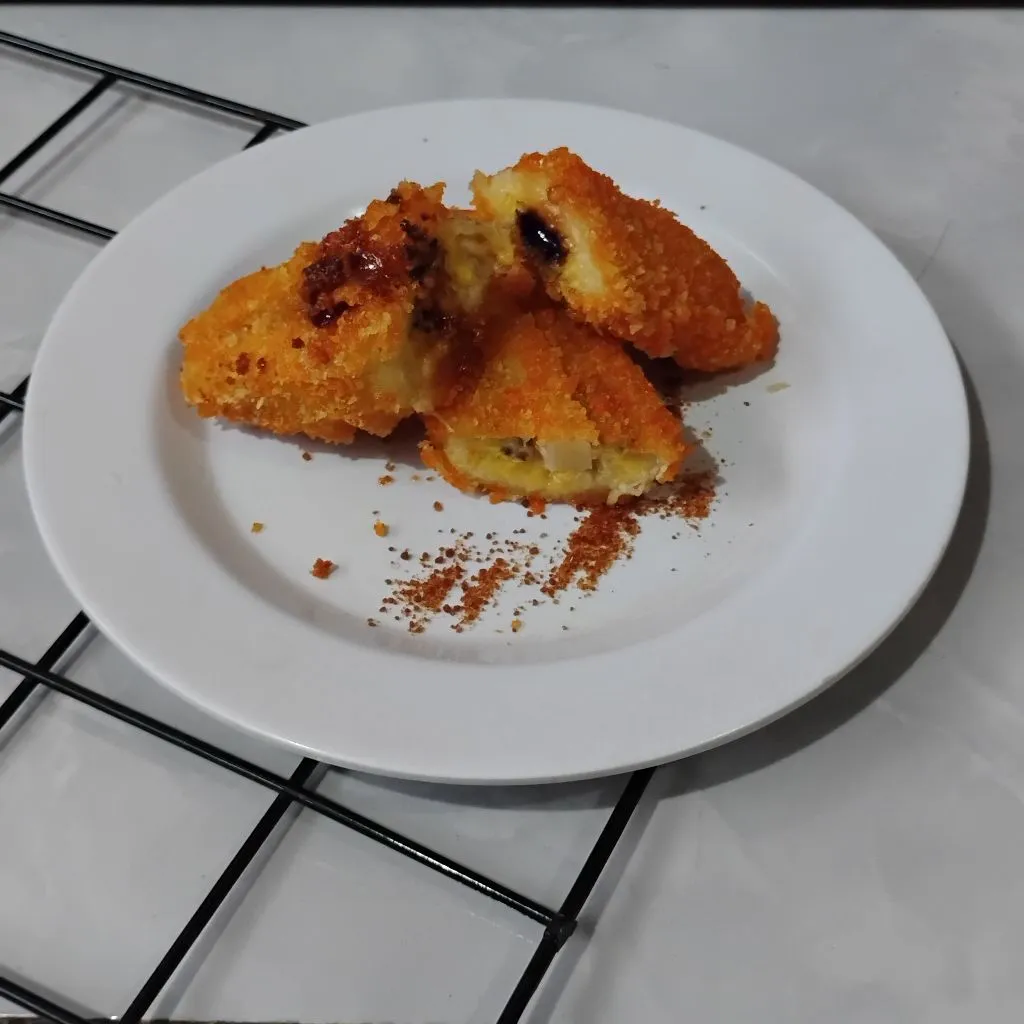 Pisang Goreng Krispi dengan Isian