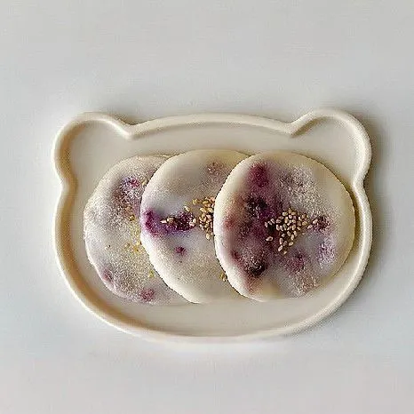 Purple Potato Rice Cakes