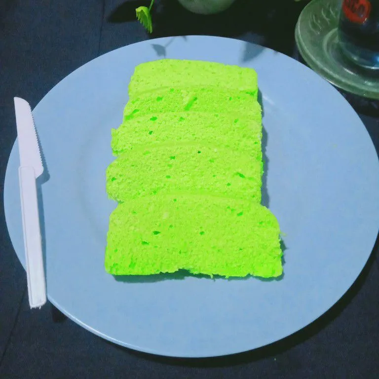 Bolu Pandan Kukus Takaran Sendok