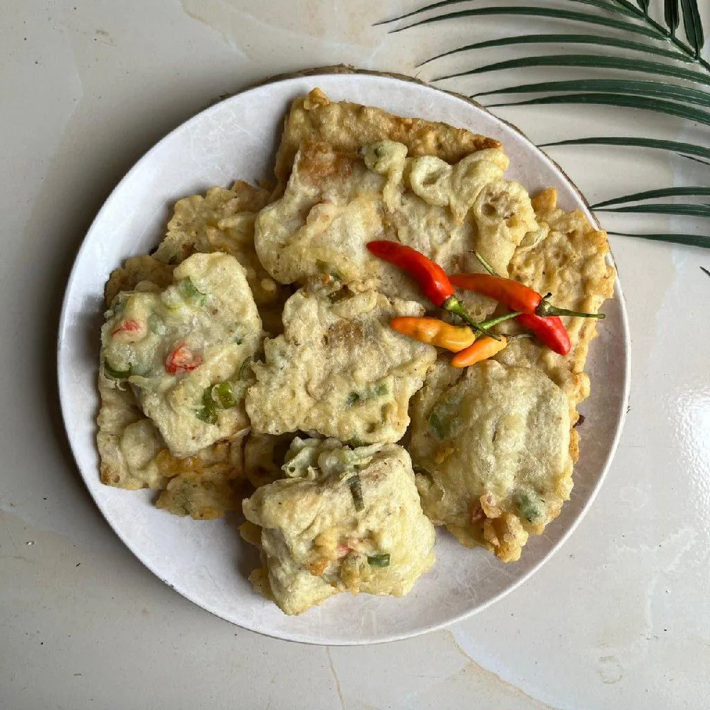 Tempe goreng tepung pedas