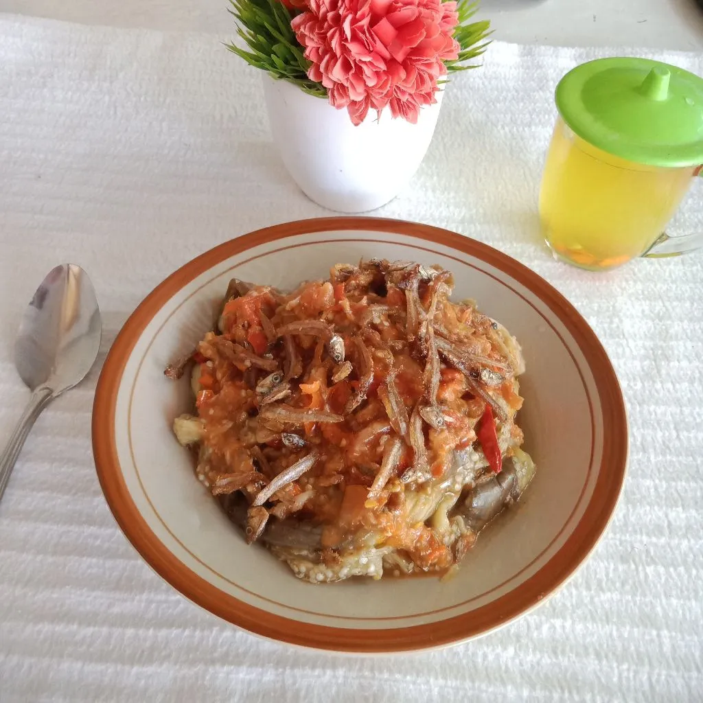 Terong Kukus Sambal Teri #NovemBERNOSTALGIA