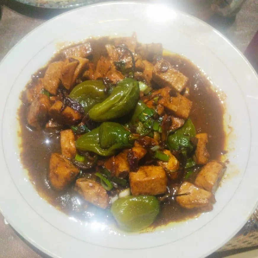 Tumis tauco cabe gendot